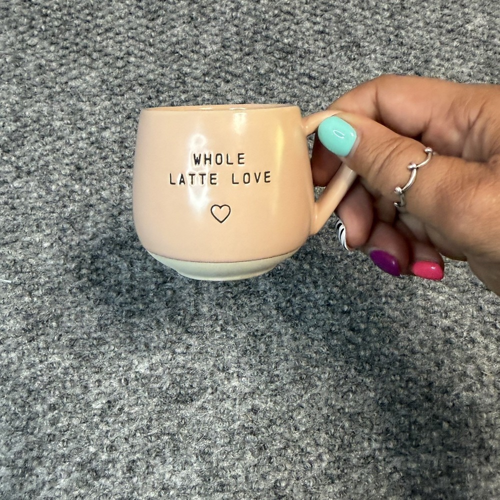 DEMDACO DMITASSE ESPRESSO CUP MINI COFFEE MUG ORNAMENT WHOLE LATTE LOVE
